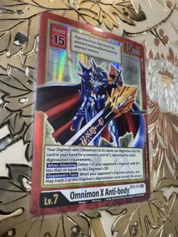 Digimon Card Game BT5-111 SEC Omnimon X Anti-body - Image 1