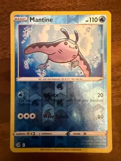 061/264 Mantine | Common Reverse Holo | Pokemon TCG Trading Card Fusion Strike - Image 1