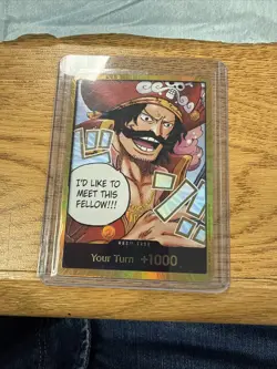 DON!! Card (Gol.D.Roger) (Gold) Carrying On His Will Foil - Image 1