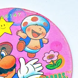 Super Mario Bros. Japanese MENKO Card Vintage 1985 Nintendo from Japan #2 - Image 3