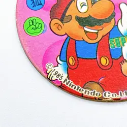 Super Mario Bros. Japanese MENKO Card Vintage 1985 Nintendo from Japan #2 - Image 4