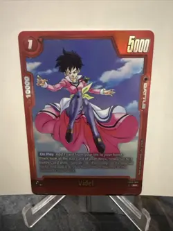 Videl FB08-019 Alternate Art Saiyan's Pride Dragon Ball English Card Fusion Worl - Image 1