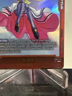 Videl FB08-019 Alternate Art Saiyan's Pride Dragon Ball English Card Fusion Worl - Image 4