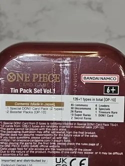 One Piece: English Mini Tin Pack Set Vol. 1 TS-01 Factory Sealed Card Game - Image 3