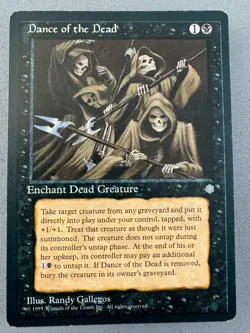 Dance of the Dead Ice Age MTG-Lightly Played Excellent-Vintage Magic - Image 1