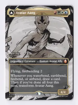 Avatar Aang (Borderless) 0308 (M) MTG Avatar: The Last Airbender (TLA) - Image 1