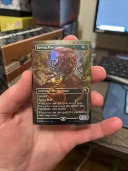 Near Mint x 1 Sowing Mycospawn - Foil - Borderless Modern Horizons 3 Variants - Image 1