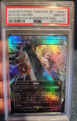 MTG Final Fantasy Japanese Buster Sword Sephiroth Cloud Ex-Soldier Foils PSA 10 - Image 4