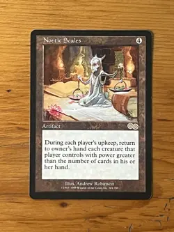 MTG - Magic the Gathering - Noetic Scales - Urza's Saga - Pro Tour Stamped - Image 1