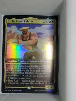 MTG Guile, Sonic Soldier Foil from Secret Lair Drop NM - Image 1