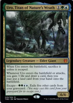MTG Uro, Titan of Nature's Wrath (229) | NM | Theros Beyond Death {THB} - Image 1