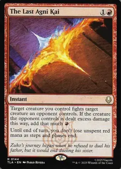MTG - The Last Agni Kai - Avatar the Last Airbender Set . N/M Rare - Image 1