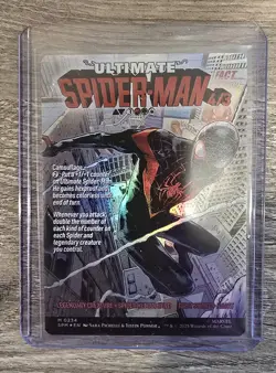 MTG Miles Morales (0234) Borderless Marvel's Spider-Man Foil Magic The Gathering - Image 2