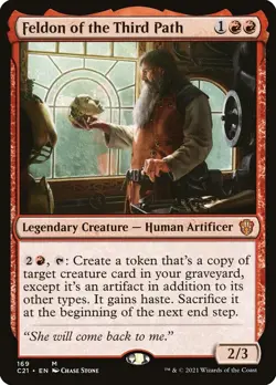 Feldon of the Third Path (Near Mint NM) MTG Magic - Commander 2021 C21 - Image 1