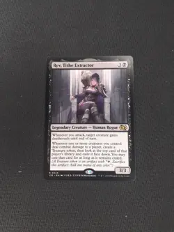 MTG - Rev, Tithe Extractor. Foundations - Jumpstart 2025. Rare Black - Anime Art - Image 1