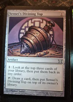 Sensei's Divining Top, Champions of Kamigawa, CHK, MTG, LP, Nonfoil - Image 5