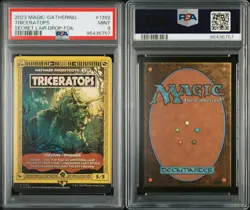 PSA9 MTG Jurassic Park Secret Lair Indominus Rex Foil Magic the Gathering - Image 3