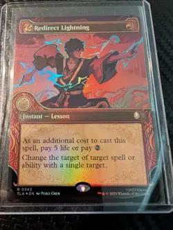 Redirect Lightning (Showcase) Avatar: The Last Airbender Foil - Image 1