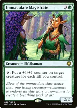 X 1 Immaculate Magistrate NM-M TCG 098 MTG Magic The Gathering - Image 1