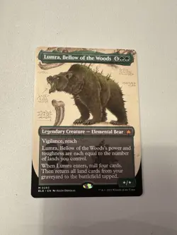 Lumra, Bellow of the Woods (Borderless) (0293) Bloomburrow Regular NM-M Unplayed - Image 1