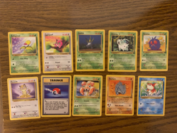 10 VINTAGE Pokemon Cards from Various Classic Sets!! - Image 1