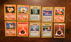 10 VINTAGE Pokemon Cards from Various Classic Sets!! - Image 1