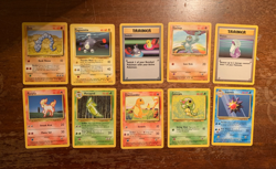 10 VINTAGE Pokemon Cards from Various Classic Sets!! - Image 1