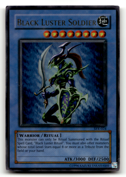 Black Luster Soldier SYE-024 Unlimited Ultra Rare Starter Deck: Yugi Evolution M - Image 1