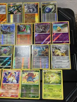 (30) Pokemon Cards Lot WOTC Vtg Holo STAMPED REVERSE Swirl Growlithe Entei Gloom - Image 4