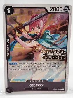 One Piece Card Game Rebecca Judge Pack 2025 Vol. 6 OP04-092 Foil English - Image 1