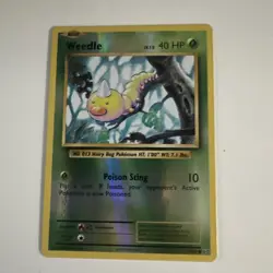 Weedle 5/108 Reverse Holo Evolutions Common 2016 Pokemon Card LP-NM - Image 1