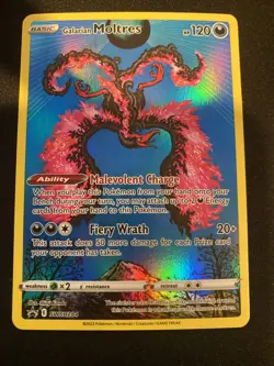 Pokemon Galarian Moltres TCG SWSH284 Sword & Shield Promo Card Holo NM - Image 1