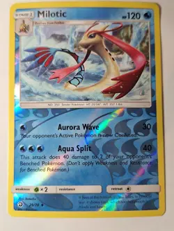 Milotic 29/70 Dragon Majesty Reverse Pokemon Holo Foil Nice! - Image 1