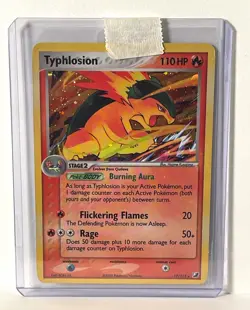 Typhlosion 17/115 Rare Vintage Unseen Forces Holo 2005 17/115 Pokemon Card - Image 1