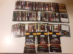 Star Wars Unlimited TCG Jump Lightspeed LOT of 119 C/UC Cards UNPLAYED w/3 Wrap - Image 1