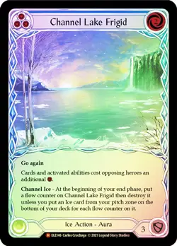 FAB RAINBOW FOIL Channel Lake Frigid - Tales of Aria (1st Edition) Card # 146 - Image 1