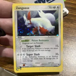 Zangoose 14/100 Holo Rare EX Sandstorm Pokemon Card - Image 1