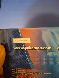 2021 Pokemon Cards McDonalds 25th Anniversary unopened 1 Pack 2022 unopened pack - Image 3