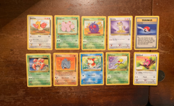 10 VINTAGE Pokemon Cards from Various Classic Sets!! - Image 1