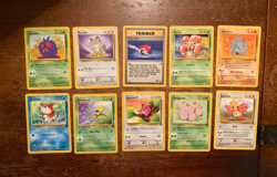 10 VINTAGE Pokemon Cards from Various Classic Sets!! - Image 1