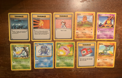 10 VINTAGE Pokemon Cards from Various Classic Sets!! - Image 1