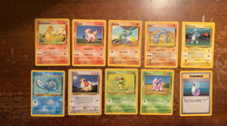 10 VINTAGE Pokemon Cards from Various Classic Sets!! - Image 1