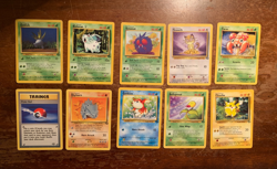 10 VINTAGE Pokemon Cards from Various Classic Sets!! - Image 1