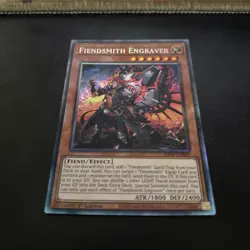 Fiendsmith Engraver RA04-EN049 Collectors Rare Yugioh Card 1st Edition Mint - Image 1