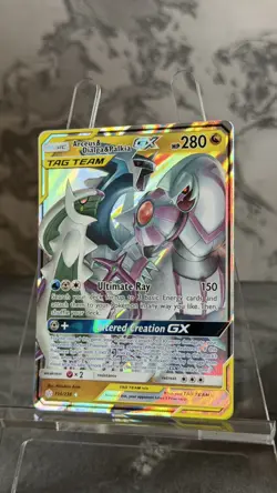 Pokemon TCG Arceus Dialga Palkia GX 156/236 Cosmic Eclipse - TAG TEAM CARD - UK - Image 5