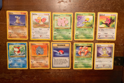 10 VINTAGE Pokemon Cards from Various Classic Sets!! - Image 1