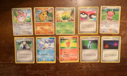 10 VINTAGE Pokemon Cards from Various Classic Sets!! - Image 1