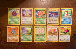 10 VINTAGE Pokemon Cards from Various Classic Sets!! - Image 1