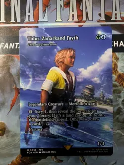Tidus, Zanarkand Fayth - Thrasios, Triton Hero (Showcase) MTG Final Fantasy NM - Image 1