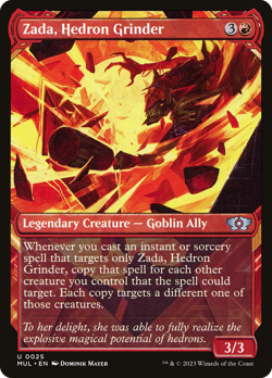 x4 Zada, Hedron Grinder MUL MTG 0025 SHOWCASE UNCOMMON M/NM 4x - Image 1